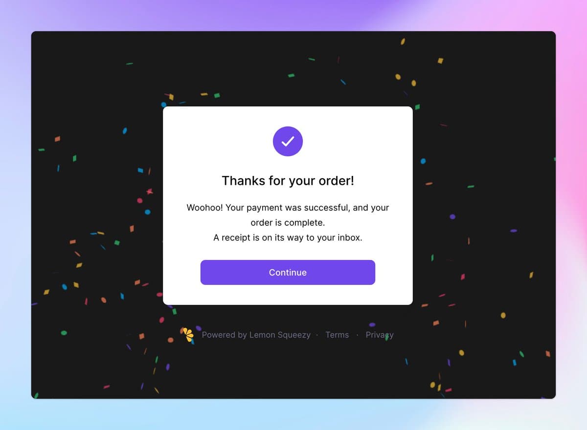 lemonsqueezy implementation for crontap